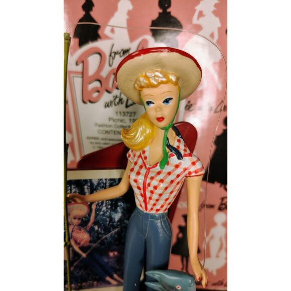 From Barbie with Love By Enesco Picnic 1994 Figurine - Picture 4 of 8